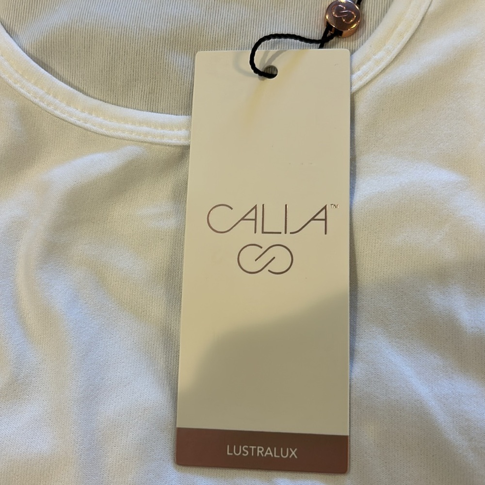 Bundle 2 NWT Calia by Carrie Underwood Lustralux Tank Tops SzS pure white blk - Picture 4 of 11